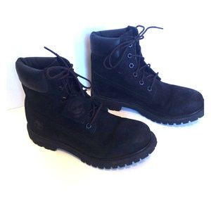 Timberland black leather work hiking boot- size 7